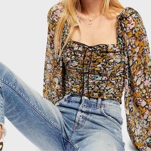 free people | mabel printed blouse